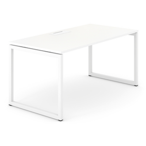 BUREAU NET-O 160X80X74CM-PLAT.BL + TOP ACCESS /PIET. BLANC9016