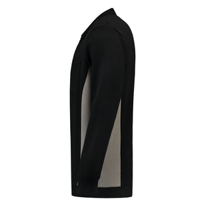 TRICORP POLOSWEATER BORSTZAK 302001 ZWART/GRIJS MT 7XL