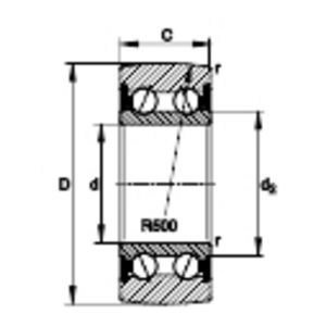 INA LR 5306-2HRS/TVH/XL LOOPROL