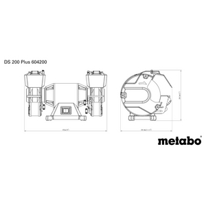 604200000 DS 200 Plus Doppelschleifmaschine