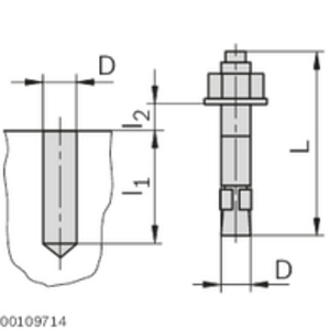 BOULON SCELLEMENT 8L75 UNIT