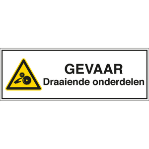 BRADY PICT. GEVAAR DRAAIENDE ONDERDELEN 251392
