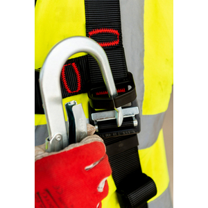 IMBRACATURA DI SICUREZZA PER ARRESTO CADUTA CON CINTURA COMFORT POSIZIONAMENTO, NERO, M/L 7100207437