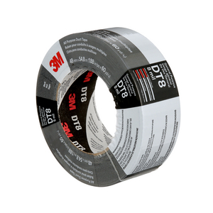 RUBAN ADHESIF TOILE 3M DT8 NOIR EP 0,20MM, 48MMX55M UC24