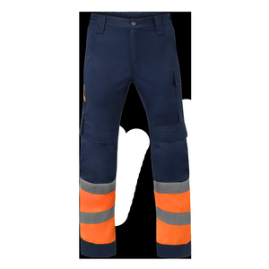 HAVEP WERKBROEK HI-VIS 80573033 MARINE/FLUO ORANJE MT 48