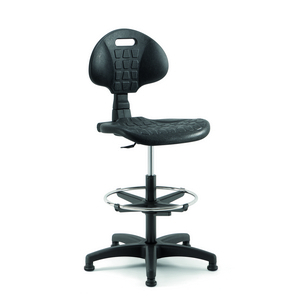 SIEGE POLYU CP HAUTE ASSISE REPOSE PIEDS PATINS