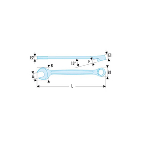 CHIAVE COMBINATA 440 440.9/16