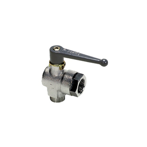 0471 - BALL VALVE WITH RIGHT ANGLED FLOW,MALE AND FEMALE