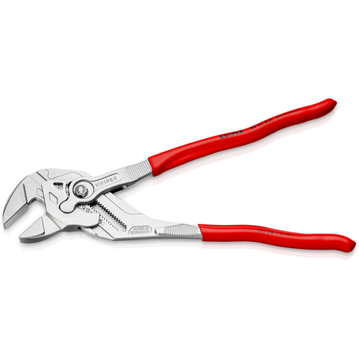 Knipex Pince-clé XL 86 03 400 pince chromée, poignées gainées en plastique Knipex Pince-clé XL 86 03 400 pince chromée, poignées gainées en plastique