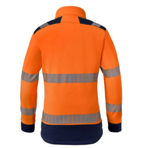 HAVEP DAMES SOFTSHELL JAS HI-VIS 50472 ORANJE/BLAUW MT M