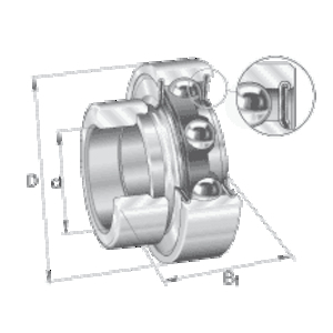 RHP 1320 20 EC INSERT KOGELLAGERBLOK