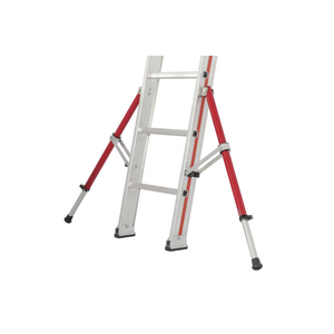 ECHELLE COULISSE A CORDE 2 PLANS 2X14 STABILISATEURS LATERAUX