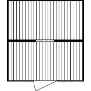 3110030855 Materialcontainer lack. vormont. B 4050xT 4340mm