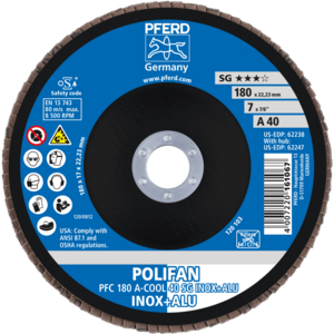 PFERD 67754185 Polifan Pfc 180 A 40 Sg-Cool