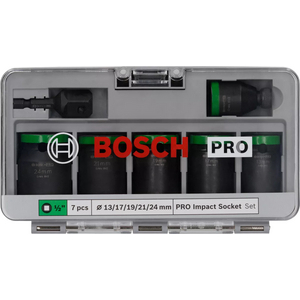 BOSCH KRACHTDOP 1/2 STANDAARD (SET=7ST) 2608003032