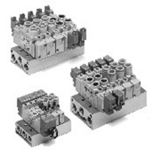 Corps d'électrovanne 5 ports/unité unique, série SY5000, SY5100-5U1/SY5200- 5U1/SY5400-5U1(SY5400-5U1