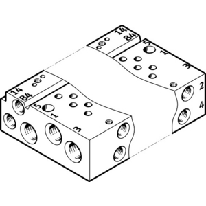 VABM-L1-10AW-M7-10 Manifold strip