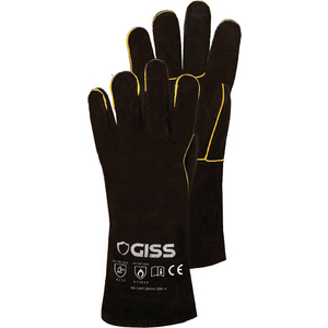 GANT G-WELD BLACK T10 CROUTE DE BOVIN ANTI CHALEUR NOIR UE10