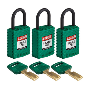 BRADY SAFEKEY HANGSLOT CPT-GRN-25PL-KA3PK (PK=3ST)