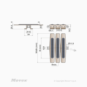 CH. PLASTIQUE LF 1873SS TAB GT K1000 GRID TOP RLX INOX 3048M