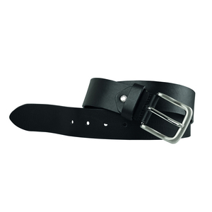 LEDERGÜRTEL SW 90 PP620804790, mit silberner Schnalle