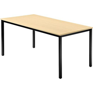 3610003540 Besprechungstisch 160x 80 Ahornschwarz