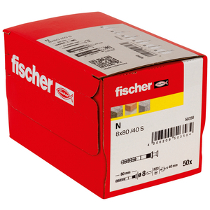 CHEVILLE A CLOU N 8X80/40 S UE=50 (BOITE) / PRIX DU CENT