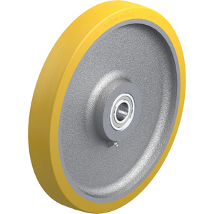 ROUE 1900KG D.400MM 60MM POLYU JANTE FONTE MOYEU BILLE