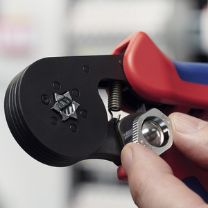 KNIPEX Zelfinstellende krimptangen voor adereindhulzen, met KNIPEX Zelfinstellende krimptangen voor adereindhulzen, met