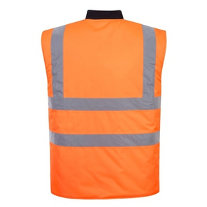 PORTWEST BODYWARMER OMKEERBAAR S469 HI-VIS ORANJE MT XXL