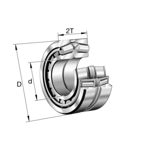 0936238524081-CUSCINETTO A RULLI BLOCCO 31326-X-XL-DF-A260-320