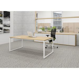 BUREAU NET-O 160X80X74CM-PLAT.CH BLANCHI+TOP ACCESS/PIET. BLANC