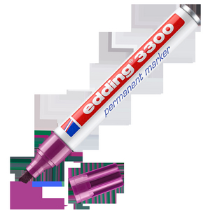 EDDING PERMANENT MARKER BEITELPUNT 3300 ROOD-VIOLET 020