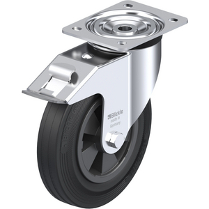 ROULETTE PIVOT. 205KG D.200MM AC BAND.CAOUT 50MM MOY ROULX+FR