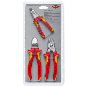 KNIPEX VDE SNIJSET 3-DELIG - 00 31 30 BK V02