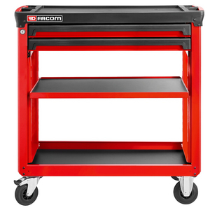 FACOM WERKPLAATSWAGEN 3PLANKEN 2LADEN M4 ROOD ROLL.UC3S2DM4