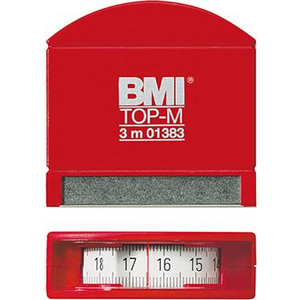 9463400003 Taschenbandm. m. Metallf. 3mx13mm weiss