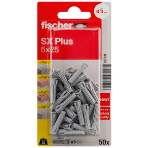 FISCHER PLUG SX 5X25 567821 (BL=50ST)