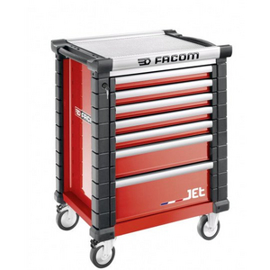 SERVANTE 7 TIROIRS ROUGE JET JETM3