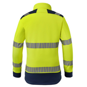 HAVEP DAMES SOFTSHELL JAS HI-VIS 50472 GEEL/BLAUW MT M
