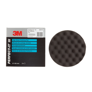 TAMPONE IN SPUGNA PER PASTE ABRASIVE GROSSE PERFECT-IT, NERO, ONDULATO, 150 MM, 09378 7000032135