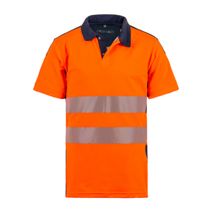 POLO EVERYWASH SUN OM S ORANGE/MARINE