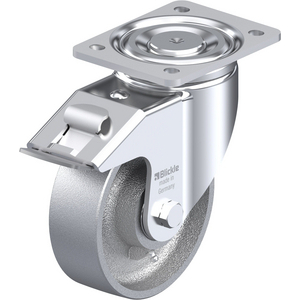 ROULETTE PIVOT. 900KG D.150MM AC FONTE 50MM MOY BILLE+FR