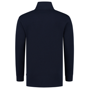 TRICORP SWEATER RITSKRAAG 301010 INKT BLAUW MT M