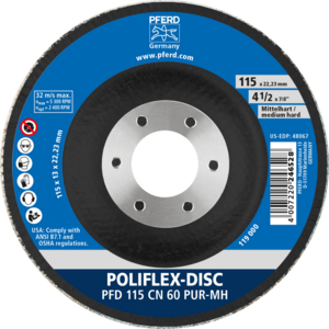 DISQUE PFD 115-22 CN 60 PUR-MH CN 60 PUR-MH 41130106