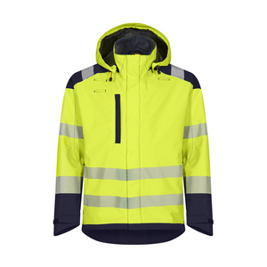 TRANEMO SHELL JACK HI-VIS 430846 GEEL/MARINE MT M