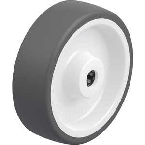 POTH 125/12R Rad mit Polyurethan-Laufbelag, schwerer Polyamid-Radkörper