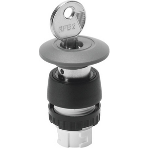 PRS-22-RT-B Mushroom pushbutton with detent