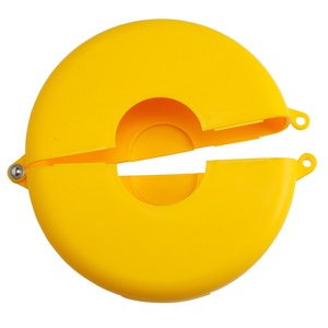 SISTEMI DI CHIUSURA PER VALVOLE A SARACINESCA 065593 GATE VALVE LOCKOUTS GVLO 6.5-10 YELLOW