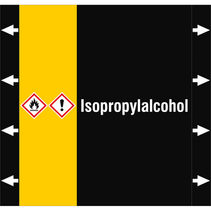 BRADY LEIDINGMERKER 220X210 ISOPROPYLALCOHOL